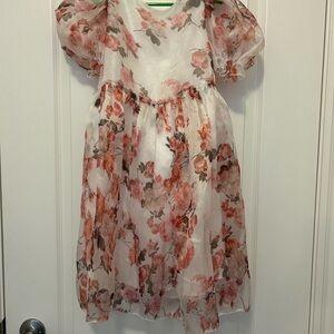 SHEIN Floral Kids Formal Dress